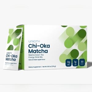 2 Boxes UNICITY Chi-Oka Matcha Green Tea Drink Mix 60 Stick Mixes *NEW*